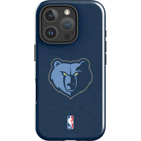 NBA Memphis Grizzlies Distressed iPhone 16 Pro Max Impact Case